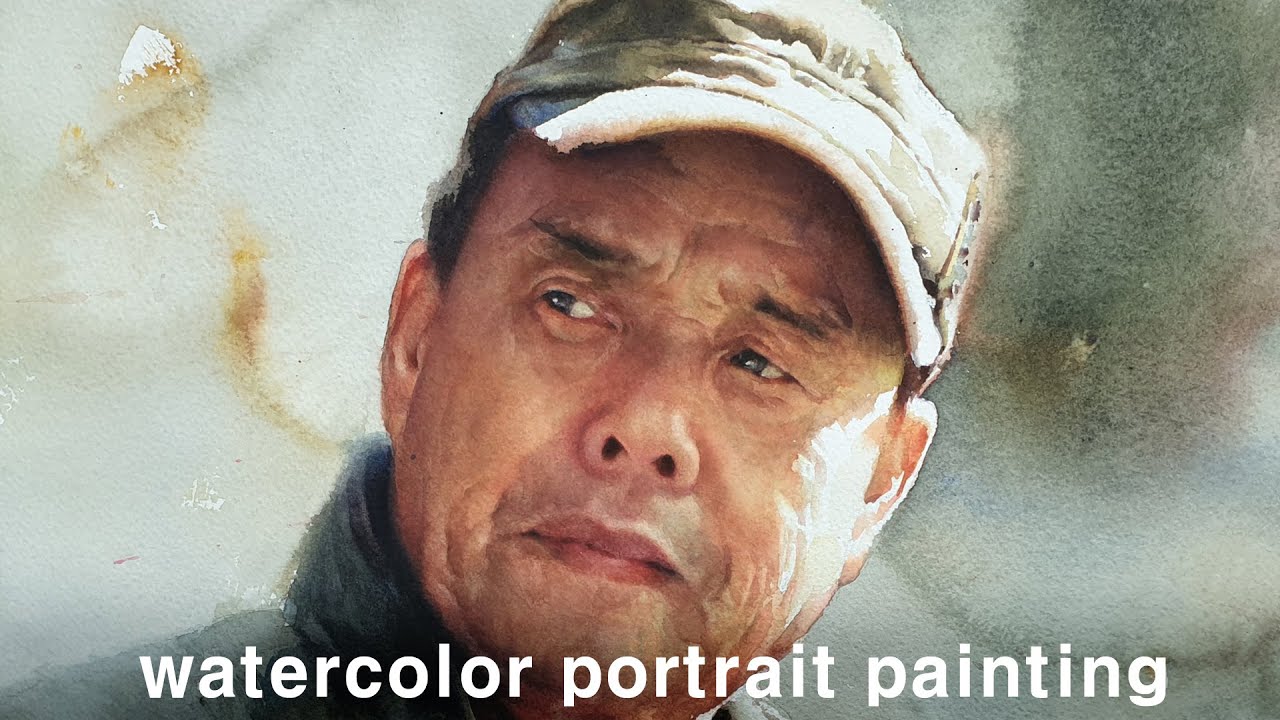 석이 참고자료/인물수채화/watercolor portrait painting
