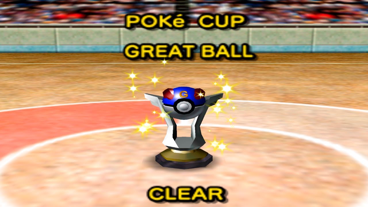 Pokémon Stadium - Poke Cup Full (Great Ball)