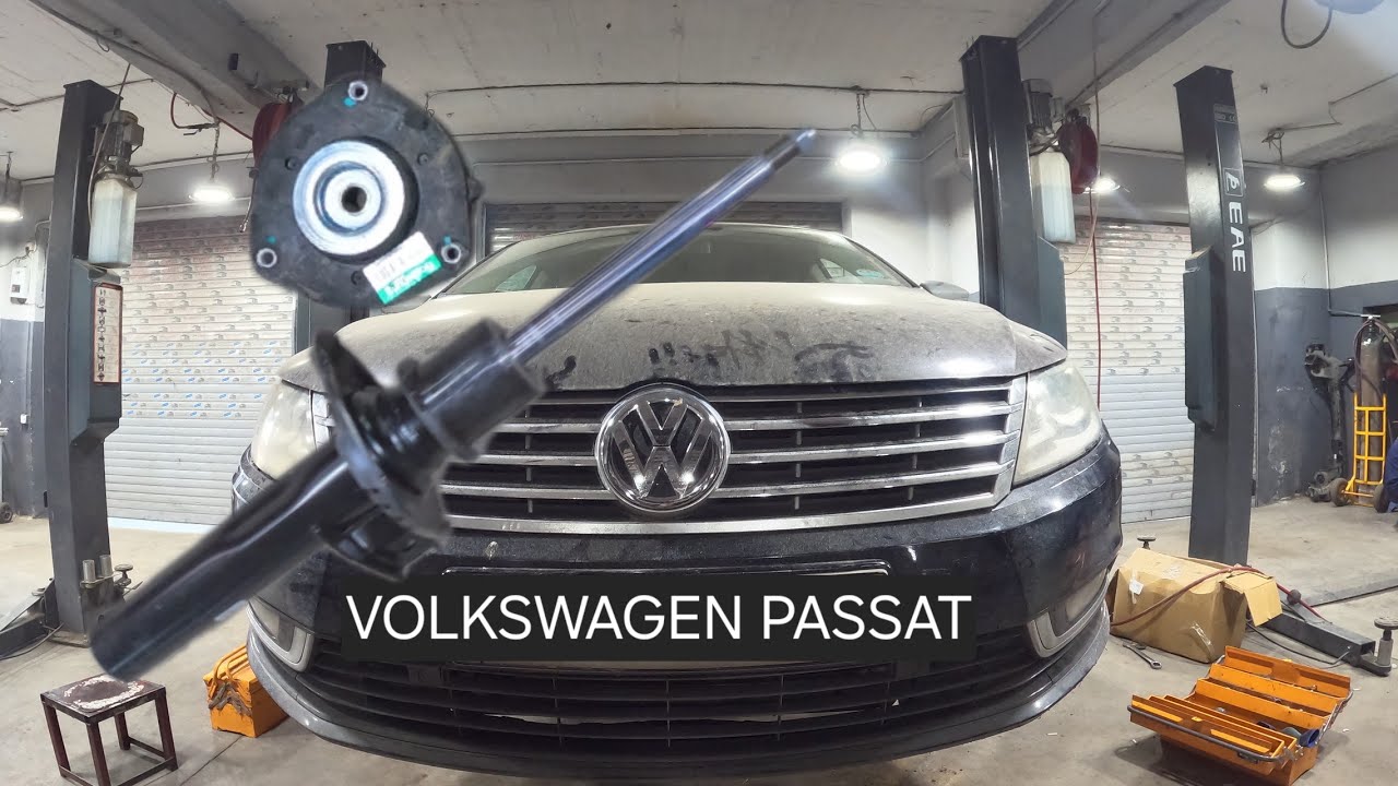 replacing front shock absorber - strut mount ... volkswagen passat (torque specs)