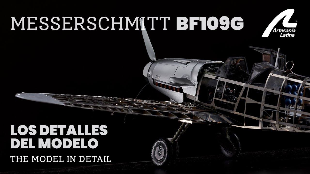 #ModeloAEscala Messerschmitt BF109 G, el modelo en detalle | Artesanía Latina