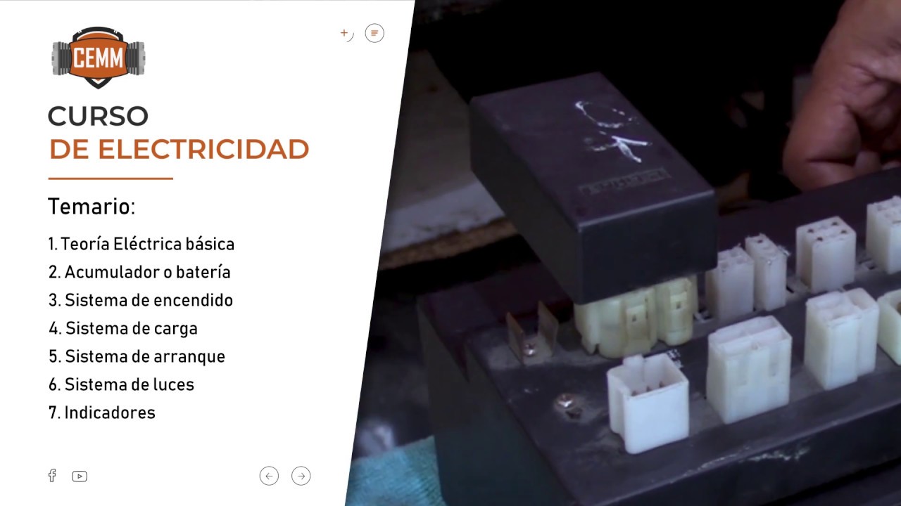 Curso de Electricidad B&aacute;sica para Motocicletas