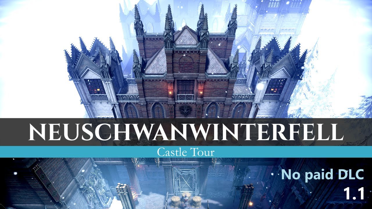 V Rising 1.1 - NO DLC - Functional PvE Castle Tour - by real life Architect! Neuschwanwinterfell