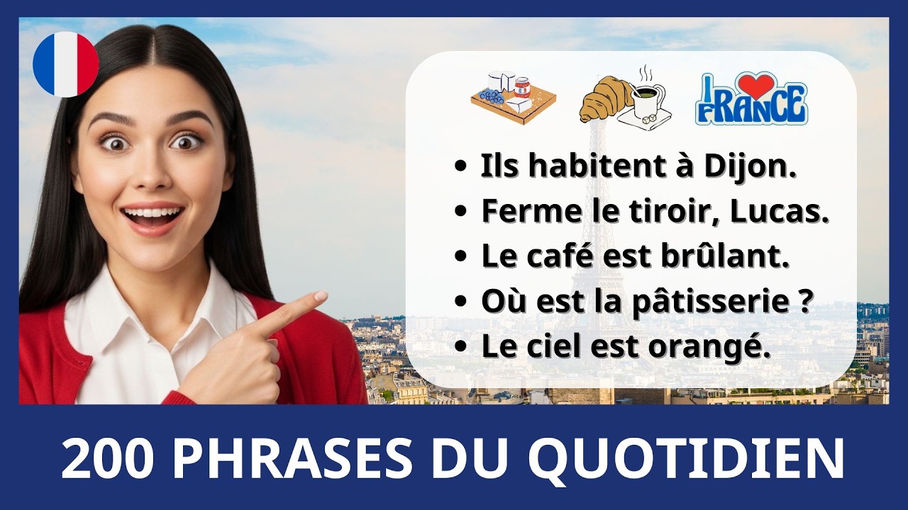 100+ Phrases Françaises Les Plus Utiles 🇫🇷 | Spécial Débutants (A1)