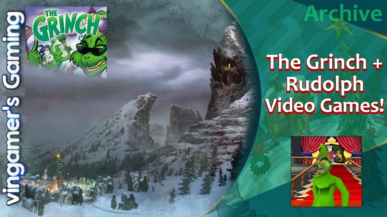 The Grinch PS1, Rudolph's Magical Sleigh Ride - Christmas Games Stream