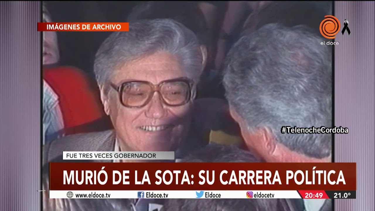 Murió De la Sota: Su carrera política