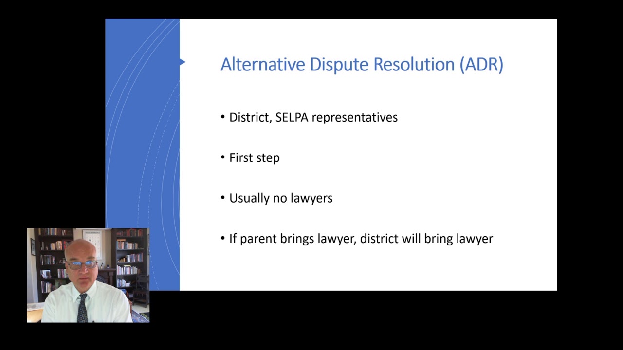 Alternative Dispute Resolution - Difficult IEP Meetings