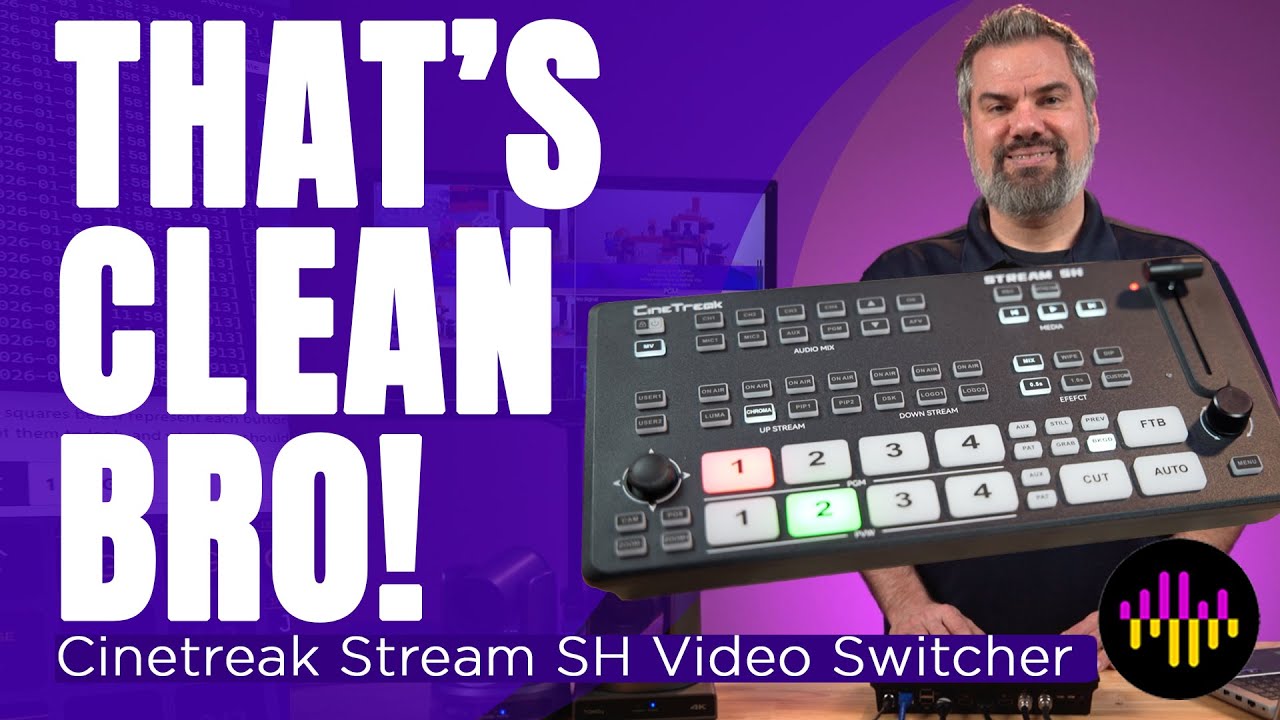 Cinetreak Stream SH - Clean Video Switcher System Setup with the Right Inputs