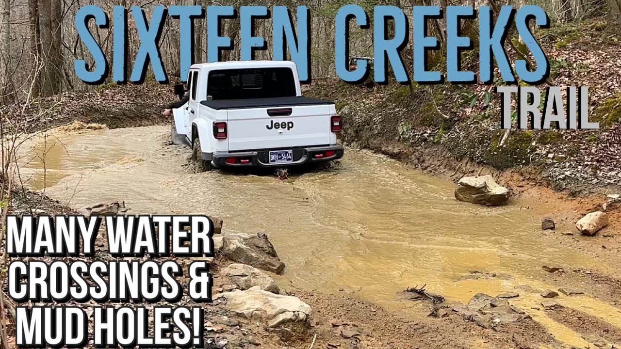 Jeep Gladiators & Wrangler @ Sixteen Creeks Trail in KY | Part 1