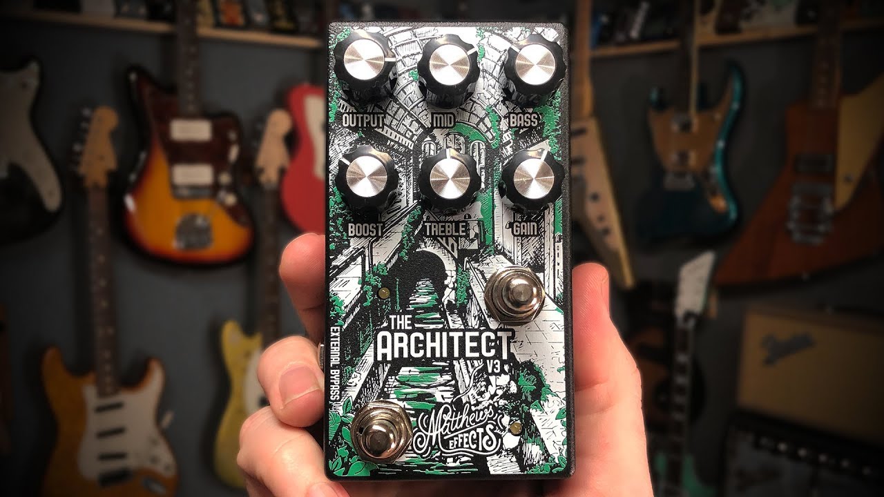 Matthews Effects - The Architect V3 - Transparent 3 Band Boosty OD