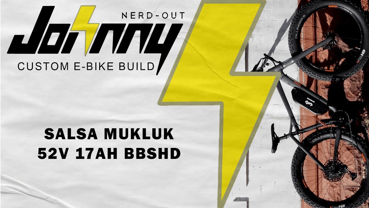 Custom E-bike Build: Salsa Mukluk 52v 17ah BBSHD Bafang Mid Drive