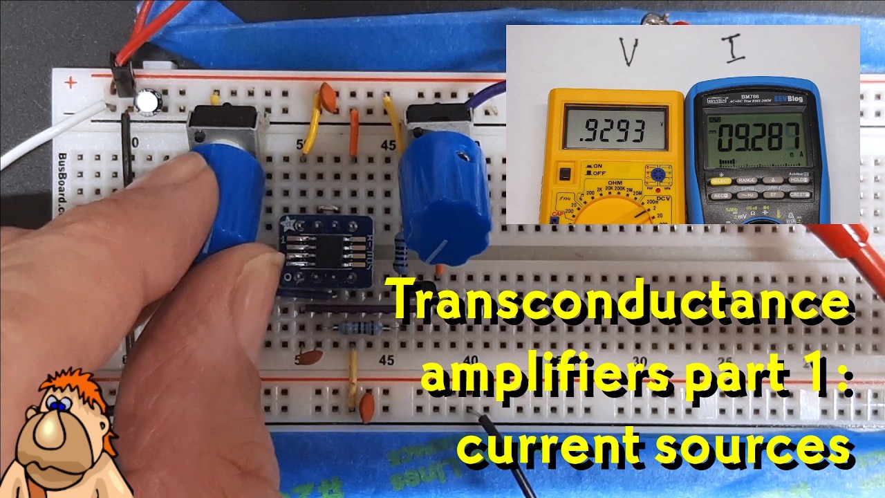 Transconductance amplifiers, part 1: current sources | Op-Amp Basics, ep 14