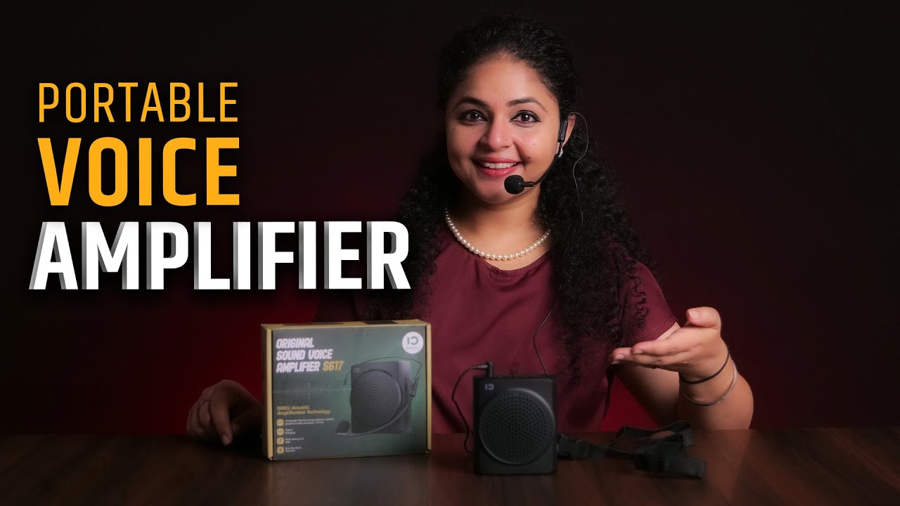 Shidu Voice Amplifier | Voice Amplifier with Wireless Microphone | Voice Amplifier for Teaching