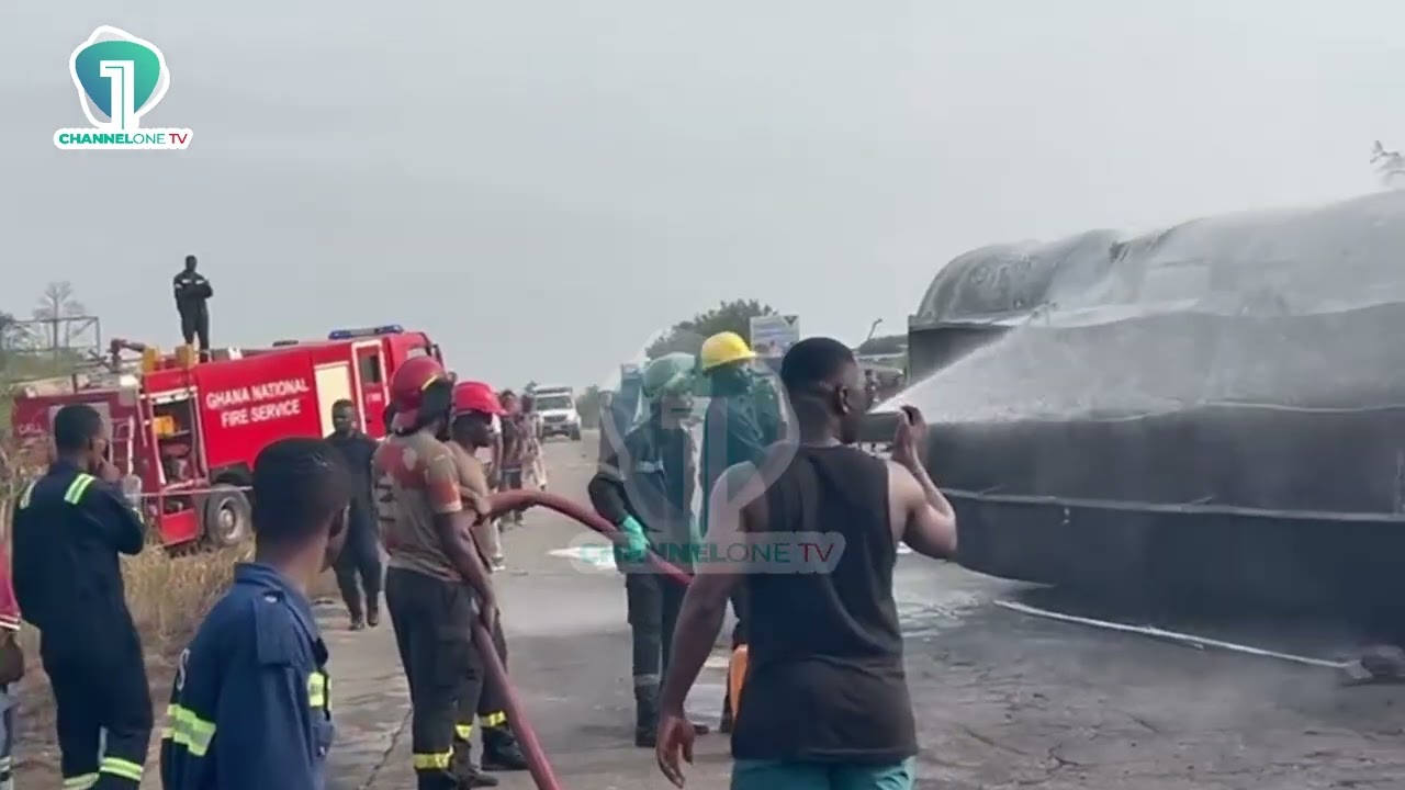 Breaking: Fatal Fuel Tanker Explosion on Accra–Kumasi Highway – Multiple Dead