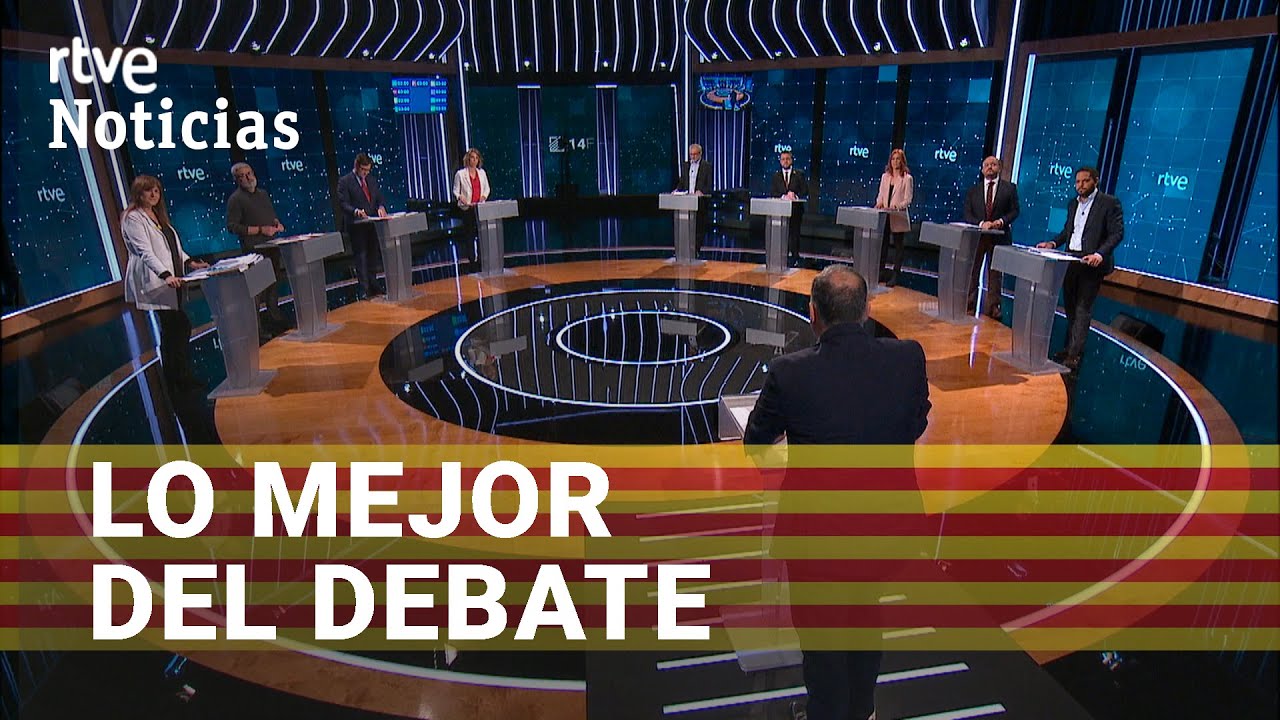 Los MEJORES MOMENTOS del Debate de las Elecciones Catalanas del 14F en RTVE | RTVE Noticias