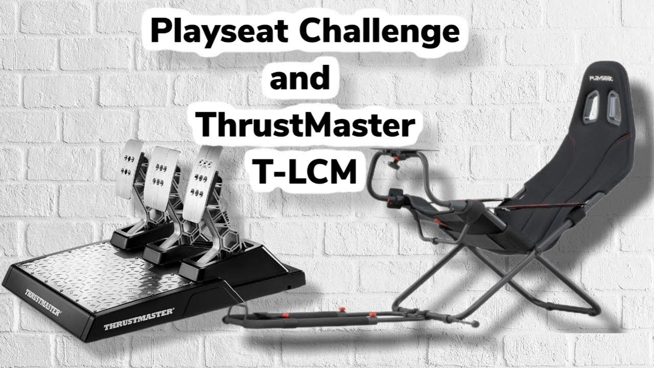 Как закрепить педали Thrustmaster T-LCM на Playseat Challenge