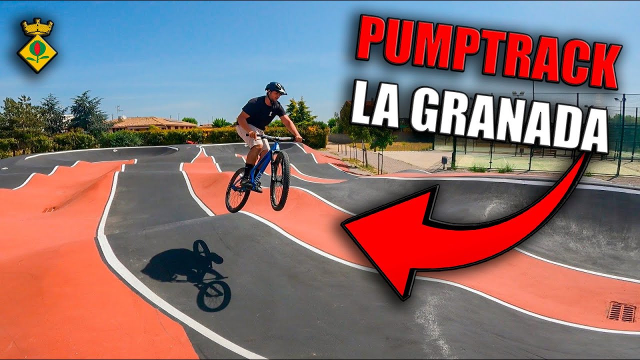Saltos, flow y risas en el pumptrack con mi colega | Pumptrack La Granada | Marcos Beltrán