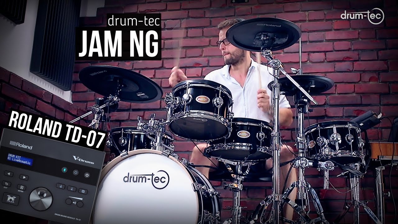 Roland TD-07 sound module & drum-tec Jam NG electronic drums