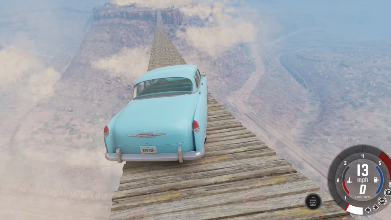 Riveting Short Video: Mind-Blowing Car Crash in BeamNG Simulator!