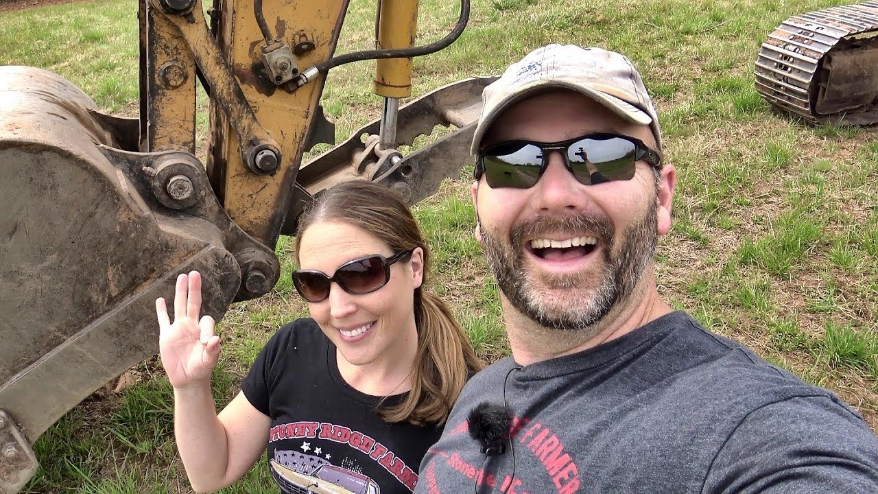 LAST DAY OF 30 ACRE LAND CLEARING PROJECT....HARROWING!