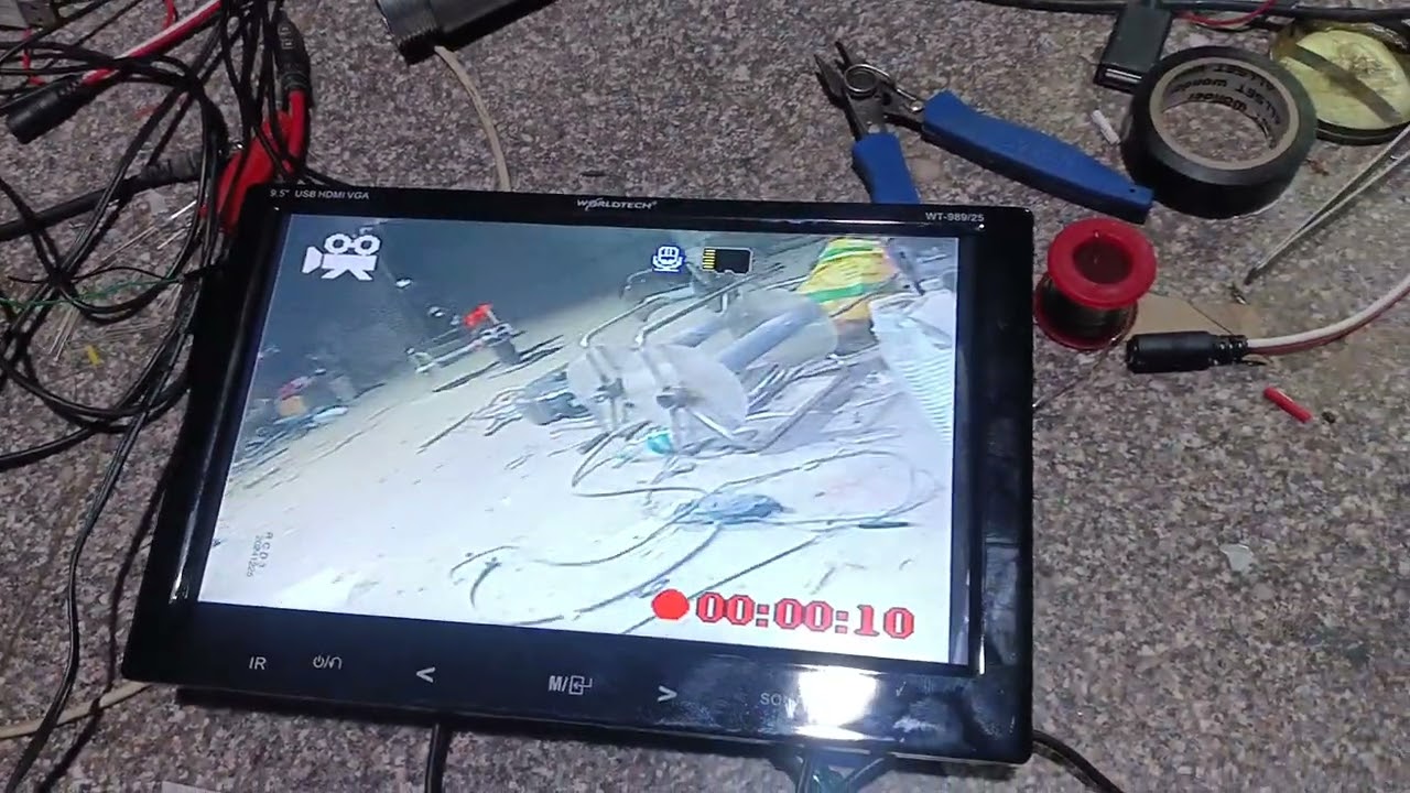 Borewell camera video recorder 