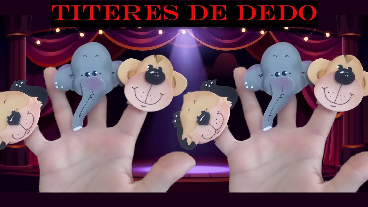 [Tutorial] TITERES DE DEDOS EN GOMA EVA O FOAMY