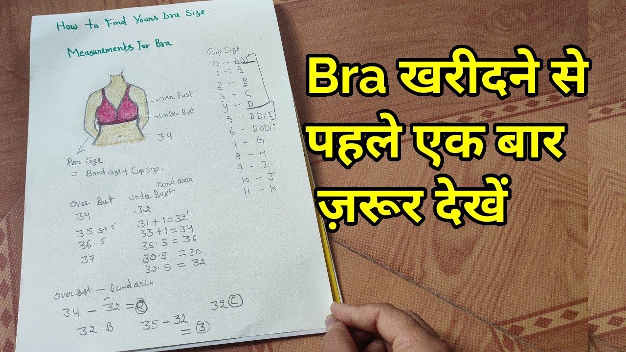 Bra खरीदने से पहले एक बार ज़रूर देखें// How to Find your Bra/ Perfect cup size .