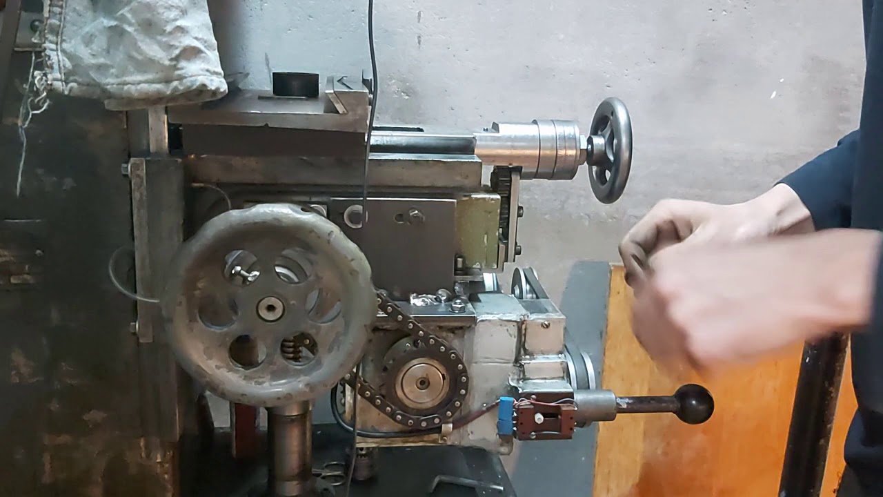 НГФ 110.Поперечеая подача.