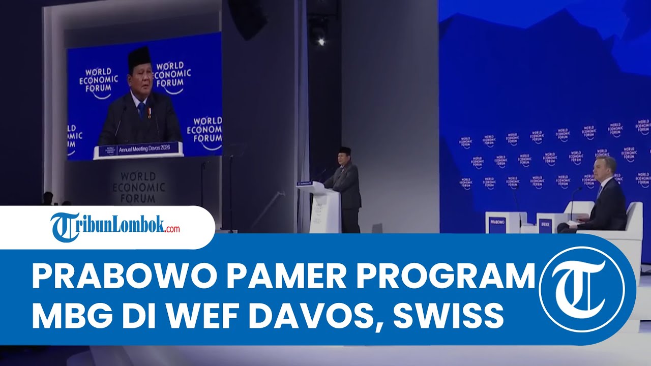 Di Forum WEF Swiss, Presiden Prabowo Pamer Program Unggulan Makan Bergizi Gratis