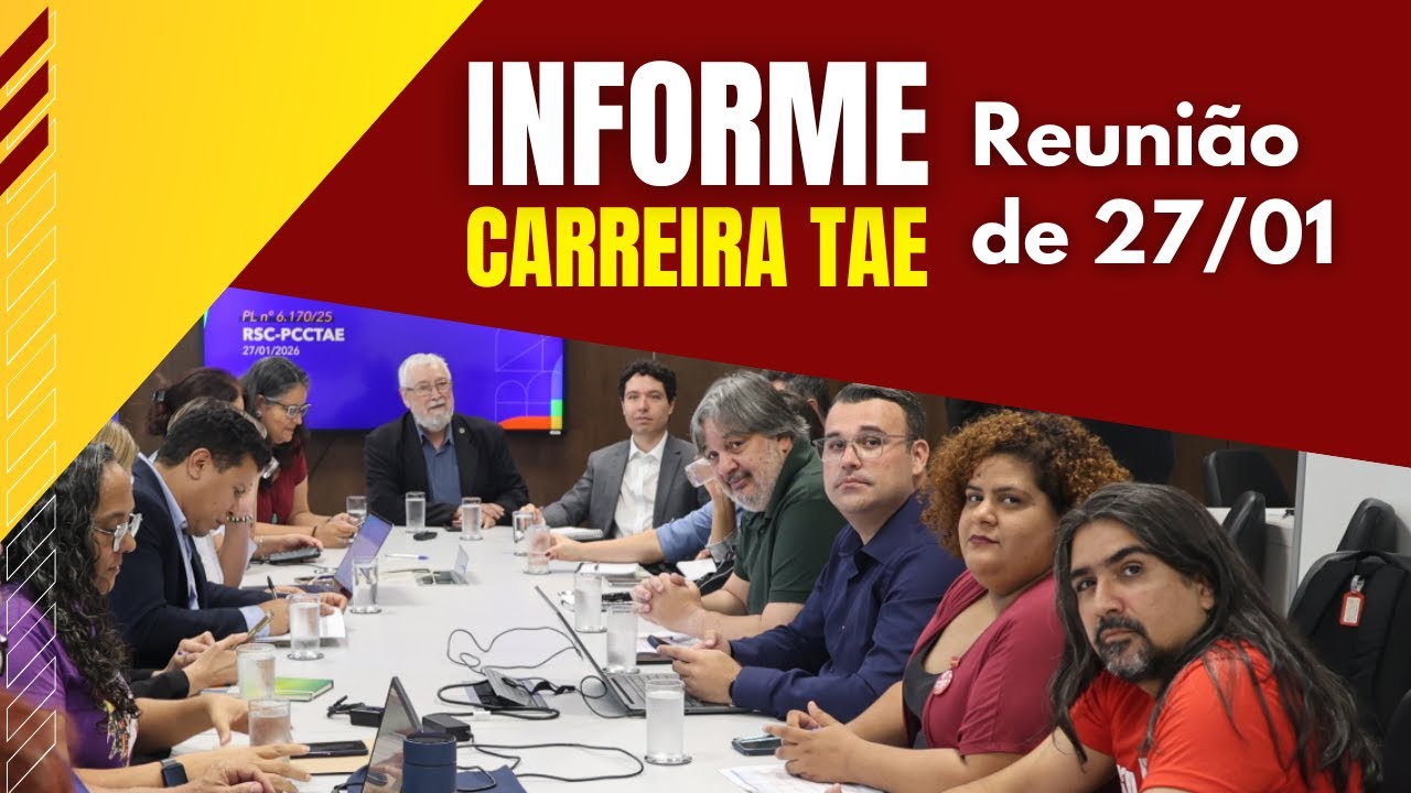 Informe sobre a reunião com governo em 27/01/2026