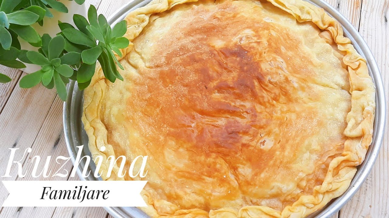 Byrek me qepë -domate e mish te grir -përgatitja më e thjeshtë !