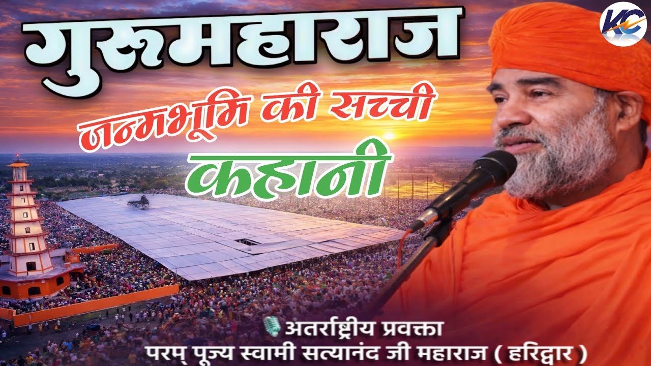 गुरु महाराज जन्मभूमि की सच्ची कहानी सुनकर आपकी जिंदगी बदल देगी | परमपूज्य स्वामी सत्यानंद जी महाराज।