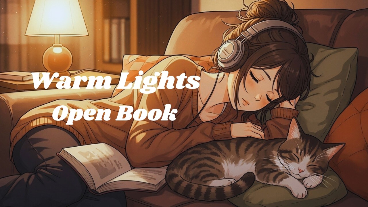 📖 Warm Lights, Open Book — Lofi Chill Mix