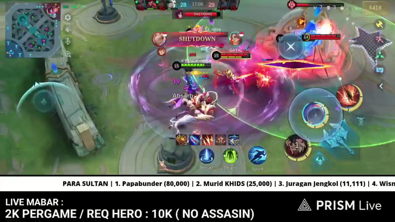 LIVE MABAR MLBB:2K PERGAME / REQ HERO : 10K