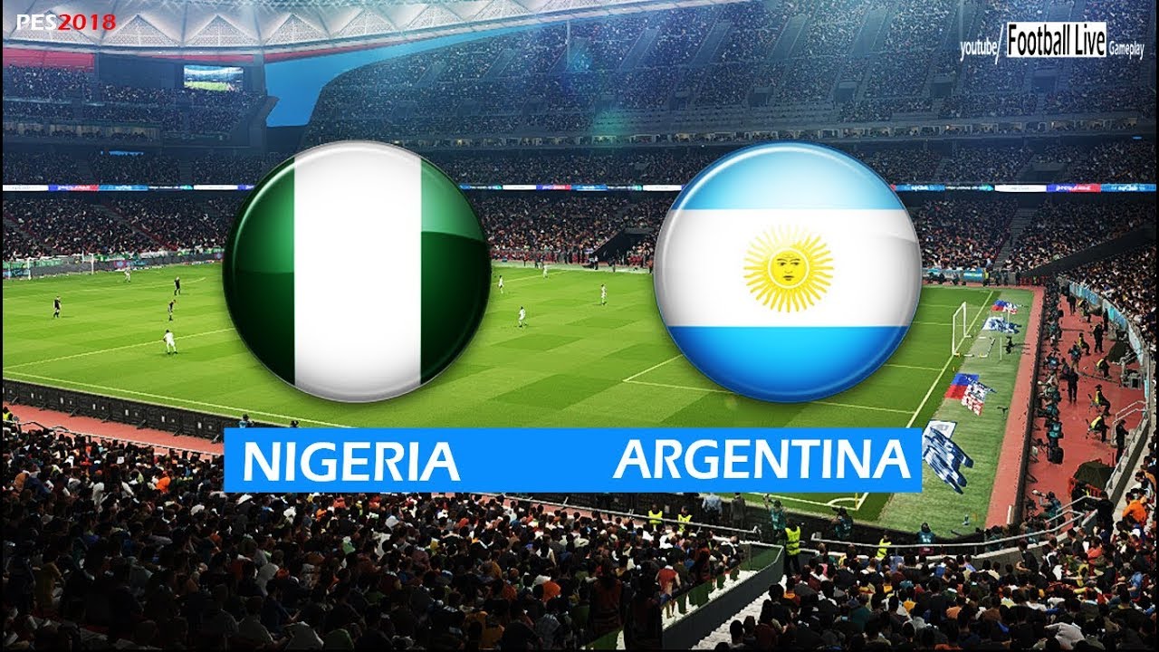 PES 2018 | NIGERIA vs ARGENTINA | Full Match & Amazing Goals | Gameplay PC