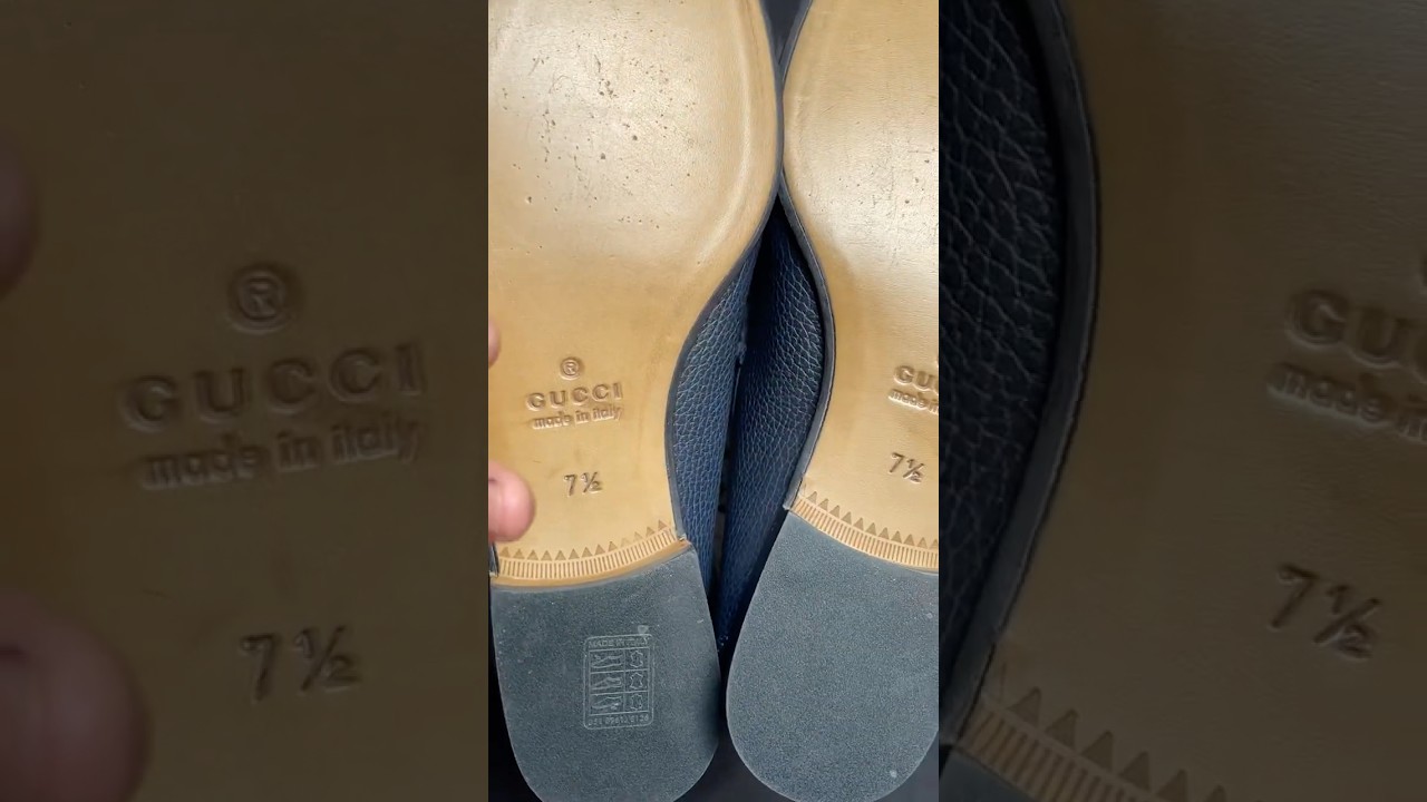 THE FAMOUS Gucci shoes with Vibram sole protector ASMR #asmr #satisfying #tuando