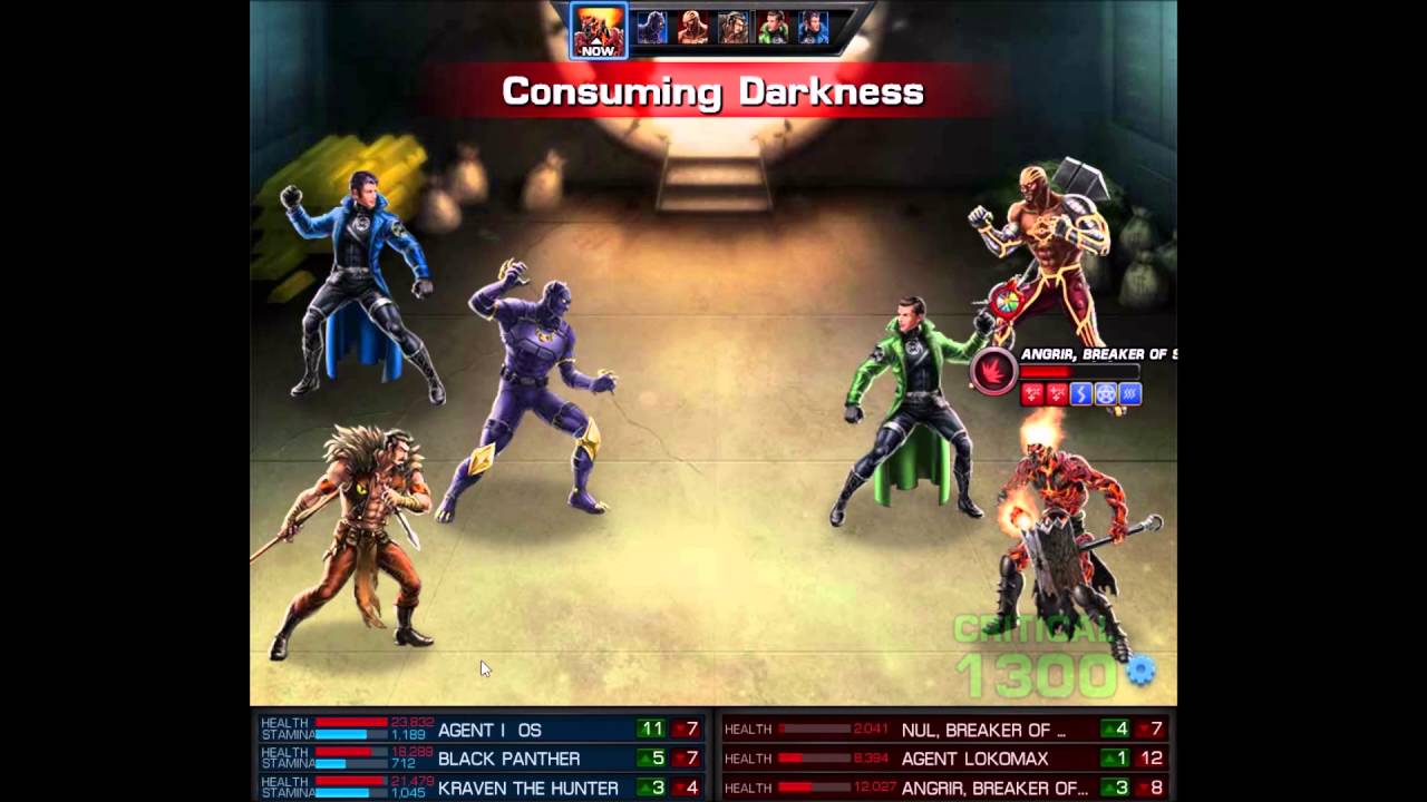 Marvel avengers alliance PVP: Civil War Urban Jungle Black Panther Alt & Kraven