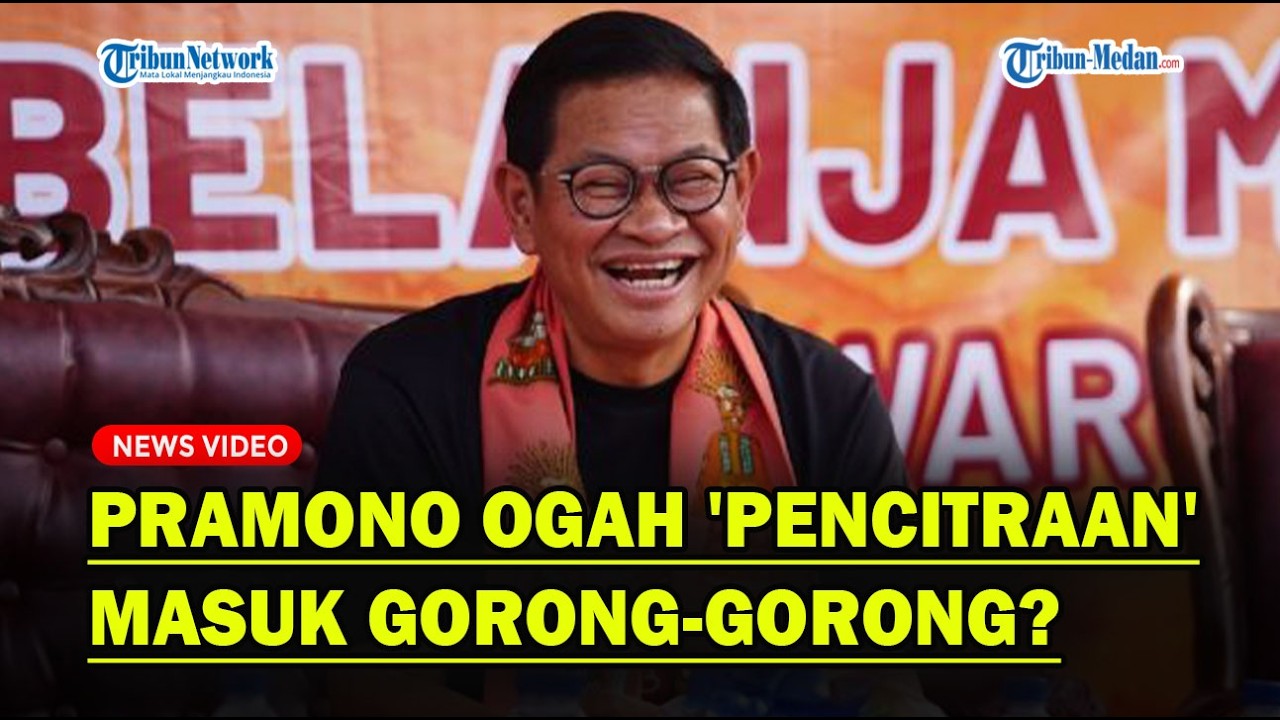 PRAMONO ANUNG Ogah 'PENCITRAAN' Masuk Gorong-gorong, Sindir Siapa Ya❓
