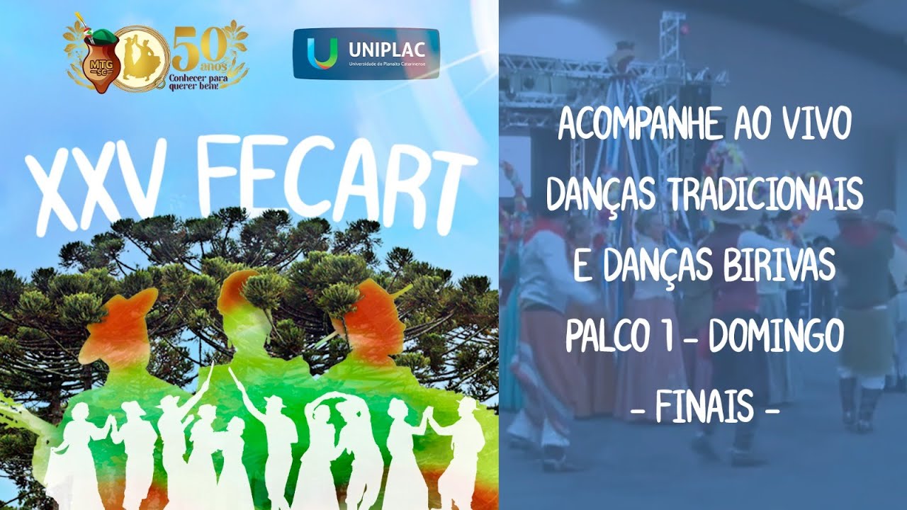 XXV FECART | DOMINGO - Finais das Danças Tradicionais - Palco 01