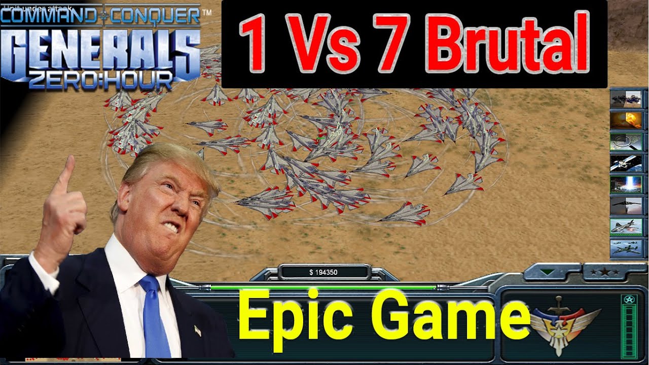 1 vs 7 BRUTAL AI – Can I Survive This?! | Generals Zero Hour