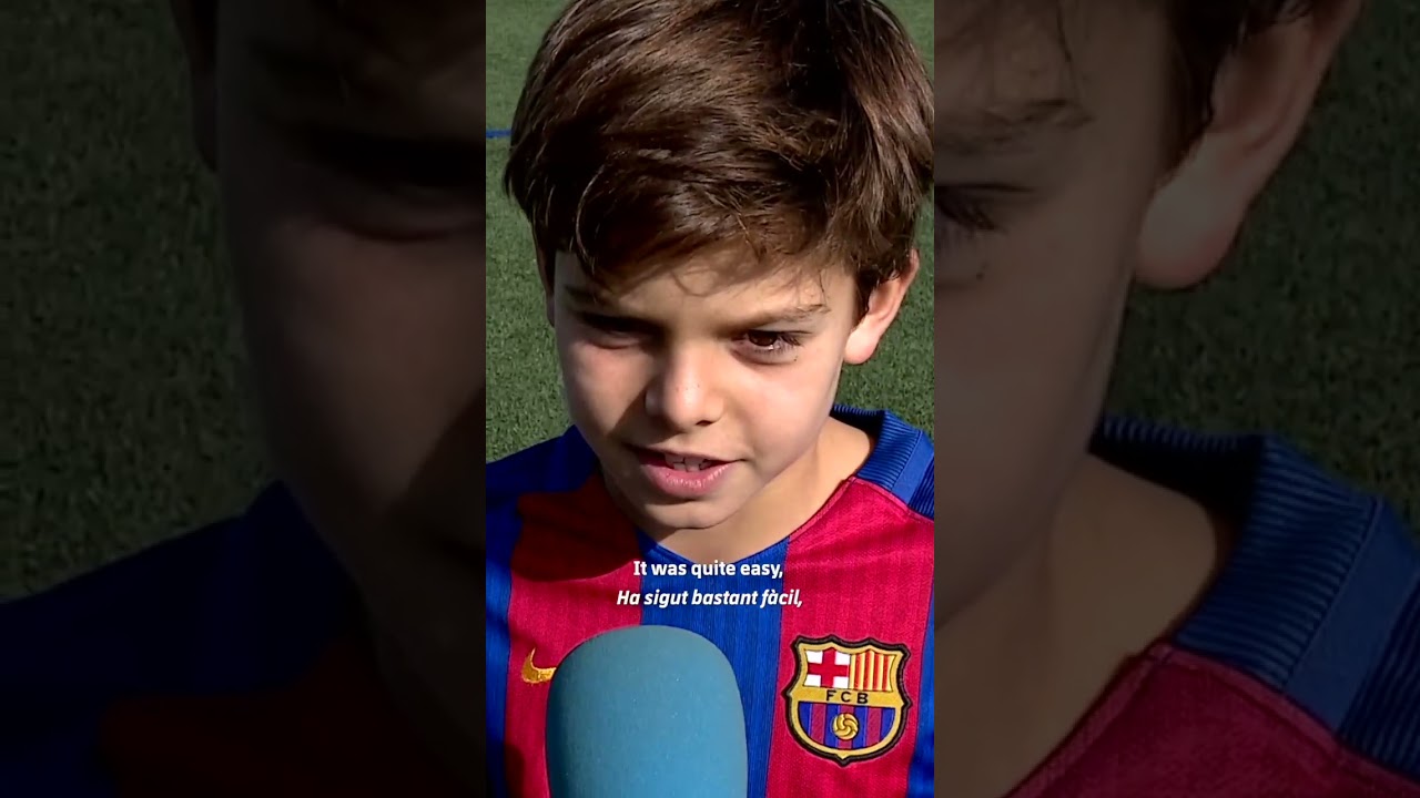 Xavi Espart, another debutant from the 2007 generation #shorts #fcbarcelona #football