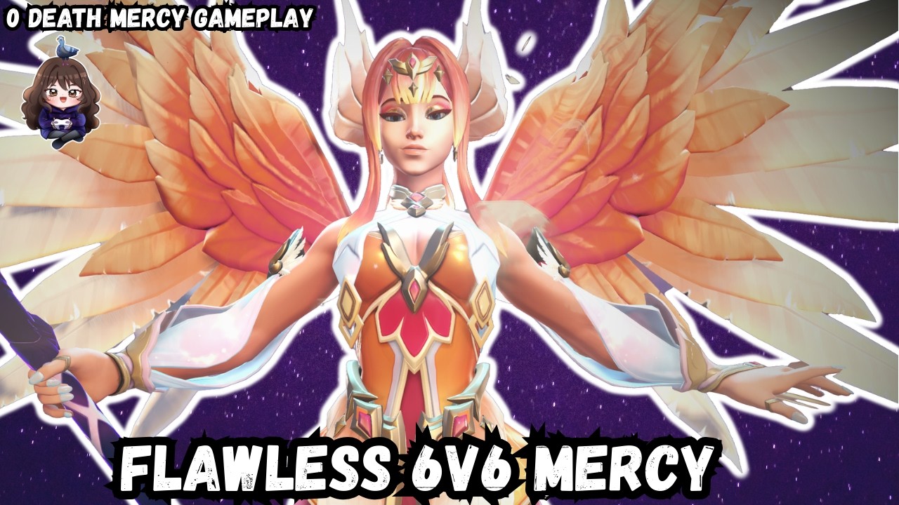 Flawless 6v6 Mercy! | 0 Death Mercy Gameplay | Ovewatch