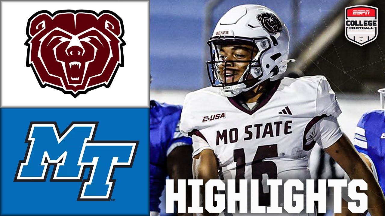 Missouri State Bears vs. Middle Tennessee State Blue Raiders | Full Game Highlights | ESPN CFB