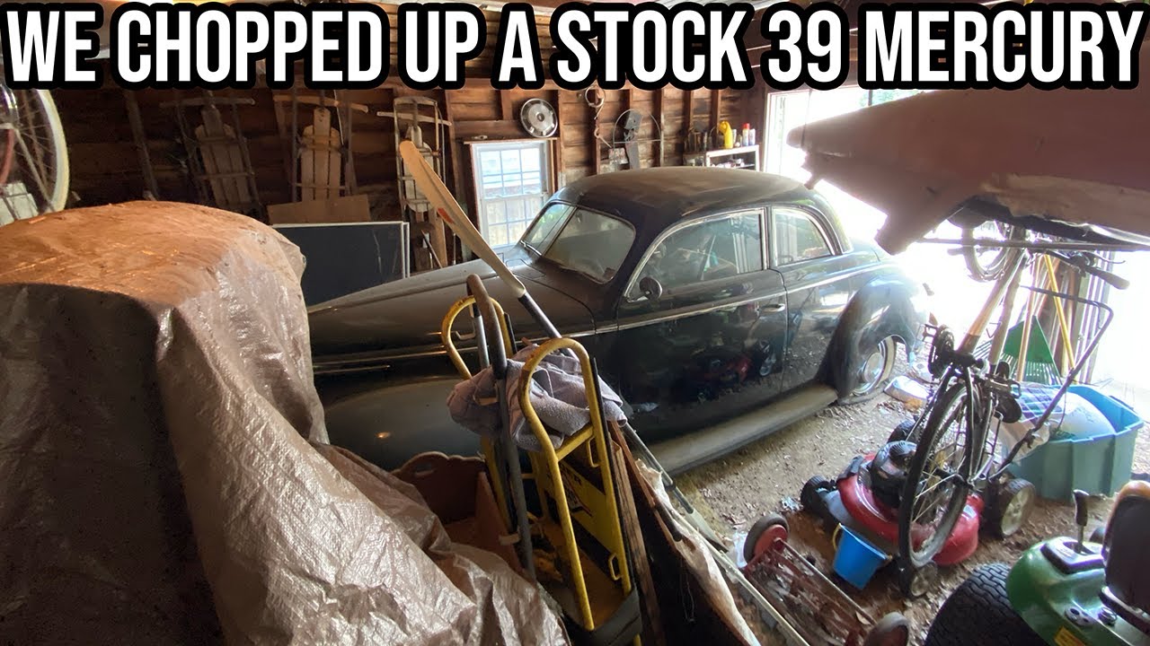 Garage Find 1939 Mercury To Chopped Lead Sled in 30 Minutes!!