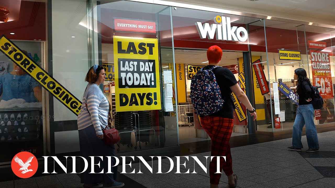 Wilko closure: Final sale signs go up as stores begin to shut