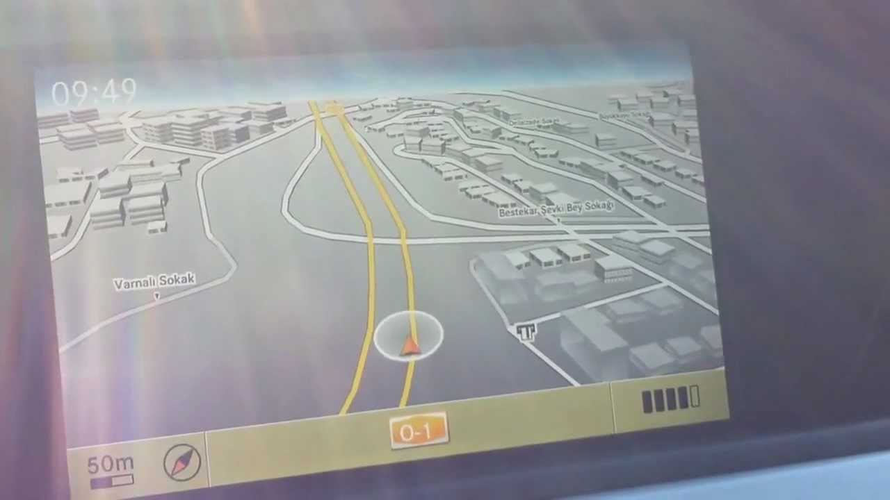 Mercedes Comand Online NTG 4.5 3D Navigation (Part1)