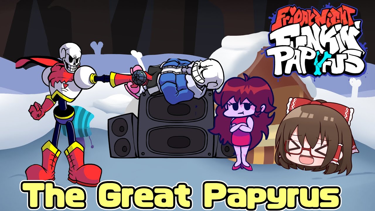 【FNF】パピルスが主役？なあのMODが大進化して帰ってきた！【ゆっくり実況】【日本語翻訳】