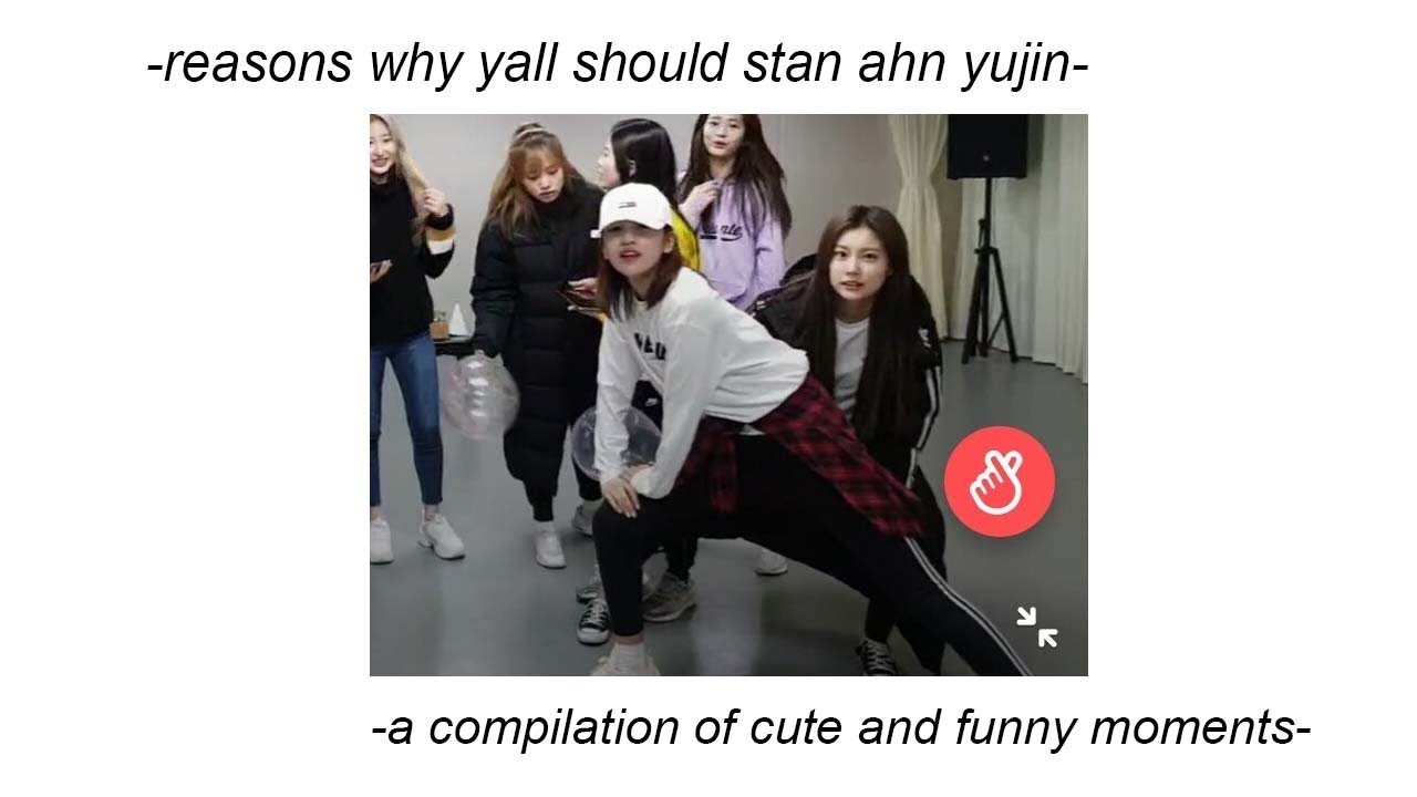 ahn yujin on crack but still a full package