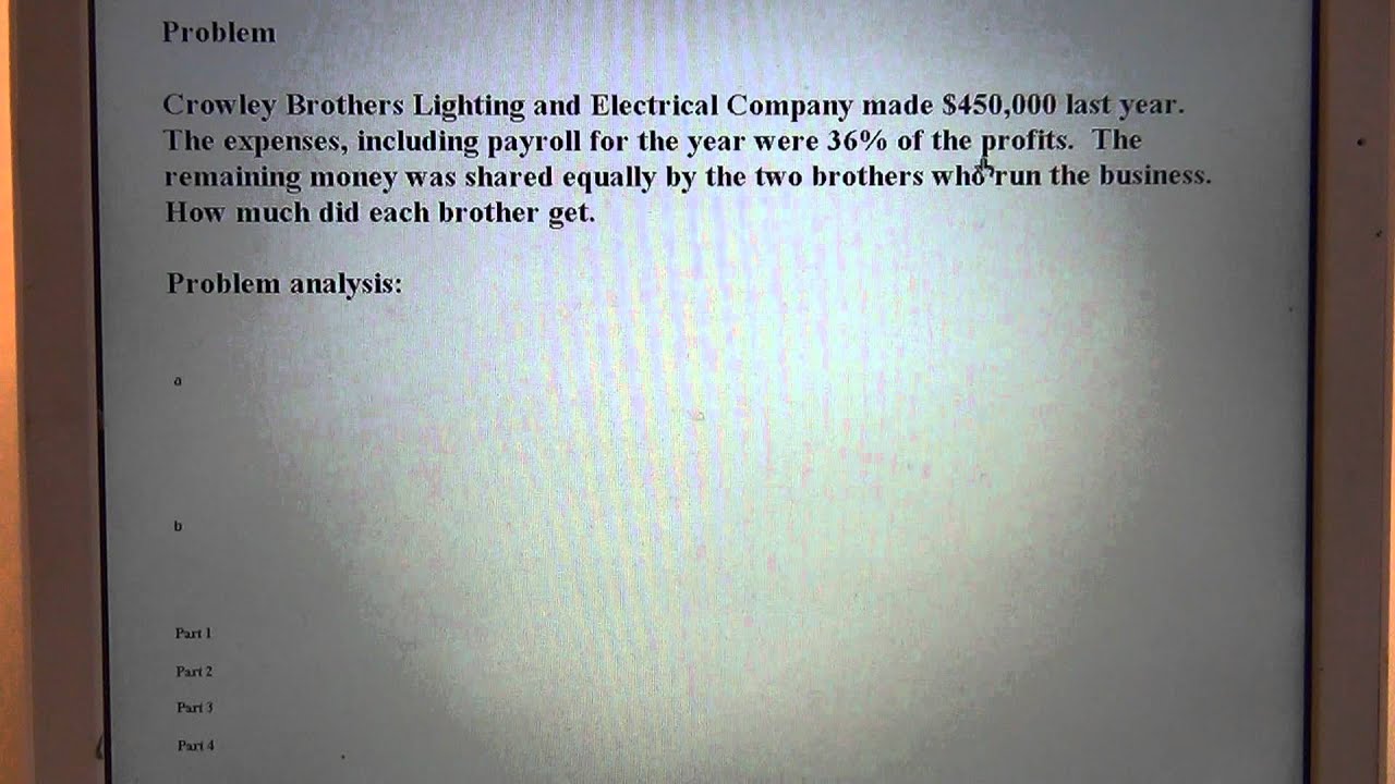NS Calculating Profit