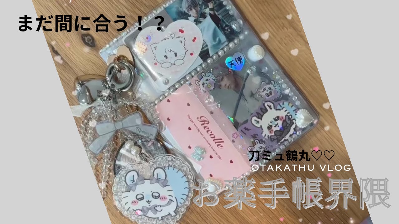 ついに参入！お薬手帳界隈❣️鶴丸で作ったよ🥰