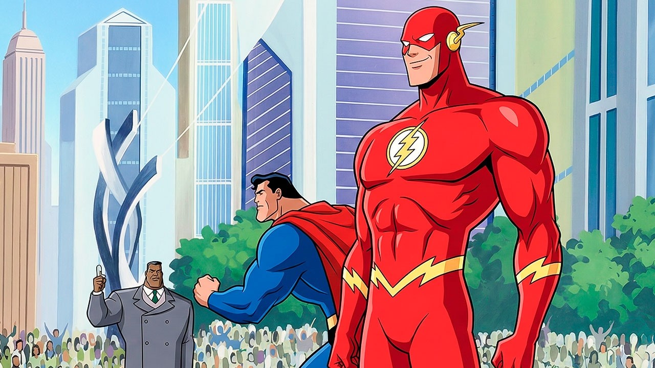 SUPERMAN E FLASH VÃO DAR 100 VOLTAS NO MUNDO PARA DECIDIR QUEM É MAIS RÁPIDO! -RECAP
